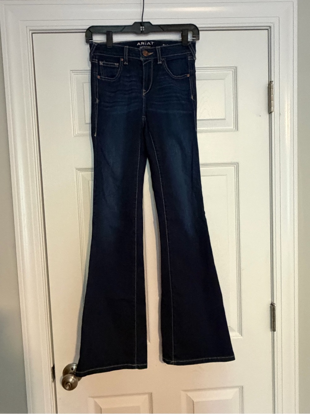 Ariat Dark Blue Flare Jeans - Wide Leg size 25